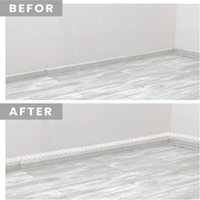 Load image into Gallery viewer, 10ft Walls Decorative Bead, Flexible Molding Trim Peel and Stick for Bathroom Mirror, Backsplash, Tile, Ceiling, Cabinet &amp; TV Edge