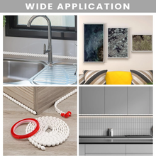 Load image into Gallery viewer, 10ft Walls Decorative Bead, Flexible Molding Trim Peel and Stick for Bathroom Mirror, Backsplash, Tile, Ceiling, Cabinet &amp; TV Edge