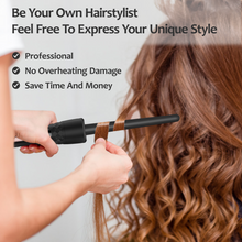 Load image into Gallery viewer, Curling Iron Set 5 in 1, FINETOL Curling Wand Set with Thermal Brush and 4 Interchangeable Ceramic Curling Wand(0.35&quot;-1.25&quot;)