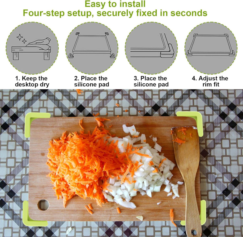 8pack Silicone Non-Slip Feet for Cutting board Chopping Boards Feet for Kitchen Safe Warm Gifts for Kitchen & Home Protector