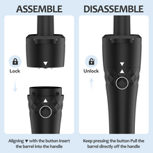 Load image into Gallery viewer, Curling Iron Set 5 in 1, FINETOL Curling Wand Set with Thermal Brush and 4 Interchangeable Ceramic Curling Wand(0.35&quot;-1.25&quot;)