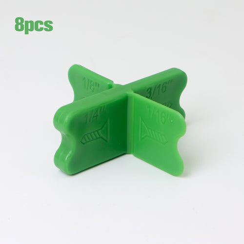 Deck Spacer Tool Set, 8pcs Reusable ABS Deck Board Spacers with 4 Gap Sizes (1/16